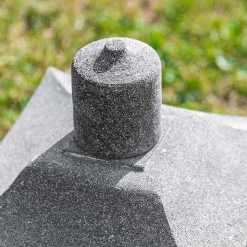 Lanterne de jardin japonais en pierre de lave 55cm