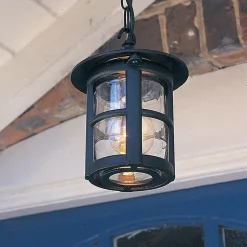 Lanterne de porche à chaîne Hereford 1 lumière -