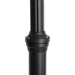 Lanterne d'extérieur classique noire 235 cm 2 lumières IP44 - Berta