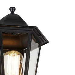 Lanterne d'extérieur classique noire 200 cm IP44 - Havana