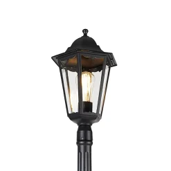 Lanterne d'extérieur classique noire 200 cm IP44 - Havana