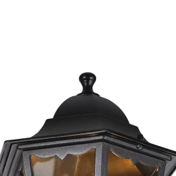 Lanterne d'extérieur noire 220 cm 2 lumières IP44 - La Havane