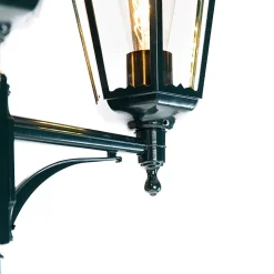 Lanterne d'extérieur rustique vert foncé 3 lumières IP44 - New Orleans