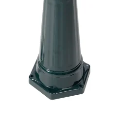 Lanterne d'extérieur rustique vert foncé 3 lumières IP44 - New Orleans