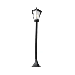 Lanterne extérieure intelligente noire 120 cm avec WiFi ST64 - New Orleans