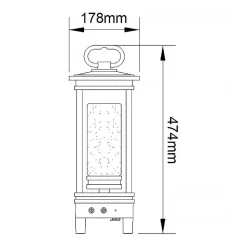 Lanterne haut-parleur portable Bluetooth - Prise européenne