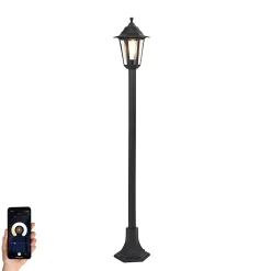 Lanterne intelligente noire 122 cm avec Wifi ST64 - New Haven