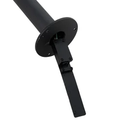 Lanterne moderne noire avec verre clair 100 cm IP44 - Sfera