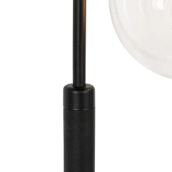 Lanterne moderne noire avec verre clair 100 cm IP44 - Sfera