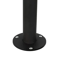 Lanterne moderne noire avec verre clair 100 cm IP44 - Sfera