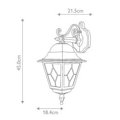 Lanterne murale 1 lumière Norfolk