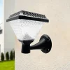 Lanterne Murale de Jardin Solaire Crépusculaire IP65 2W - Blanc Chaud 2300K - 3500K - SILAMP