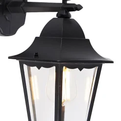 Lanterne murale extérieure classique noire IP44 - Havana Down