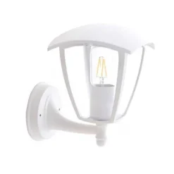 Lanterne Murale Extérieure Blanche pour Ampoule E27 - SILAMP
