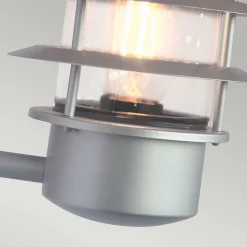 Lanterne murale Helsingor avec détecteur 1 lumière - Gris