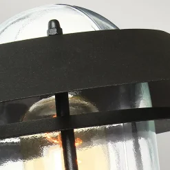 Lanterne murale Helsingor avec détecteur 1 lumière - Noir