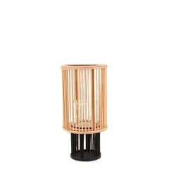 Lanterne ronde en bambou 30x13cm