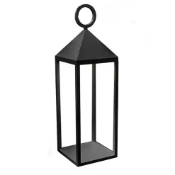 Lanterne sans fil LED intégrée Nuna Lumisky noir mat l.14 x H. 47 x P.14 x Ø 14 cm