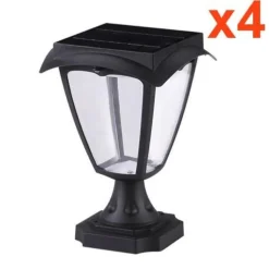 Lanterne Solaire Connectée à poser RGBW IP54 (Lot de 4) - SILAMP