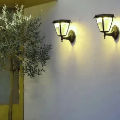 Lanterne Solaire Connectée Murale RGBW IP54 (Lot de 4) - SILAMP