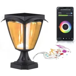 Lanterne Solaire Connectée à poser RGBW IP54 - SILAMP
