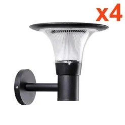 Lanterne Solaire Connectée Murale UFO RGBW IP65 (Lot de 4) - SILAMP