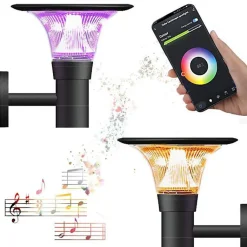 Lanterne Solaire Connectée Murale UFO RGBW IP65 - SILAMP