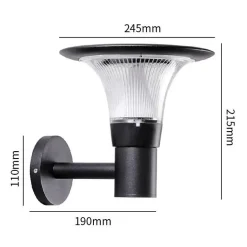 Lanterne Solaire Connectée Murale UFO RGBW IP65 - SILAMP