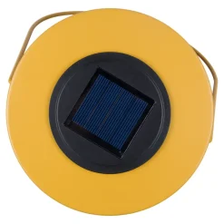 Lanterne solaire d'extérieur à LED intégrée métal jaune IP44 0.06W