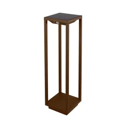 Lanterne solaire domestique LED à piles 2,2 W, IP54 Corten Zafferano