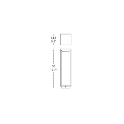Lanterne solaire domestique LED à piles 2,2 W, IP54 Corten Zafferano