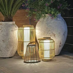 Lanterne solaire et rechargeable EVANIA H28cm