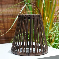 Lanterne solaire et rechargeable EVANIA H28cm