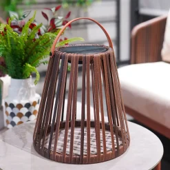 Lanterne solaire et rechargeable EVANIA H28cm