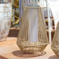 Lanterne solaire et rechargeable SALOMEA TALL H47cm