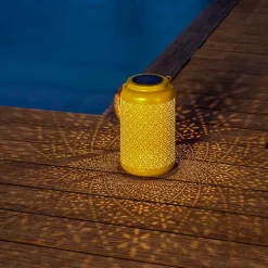 Lanterne solaire LED extérieur jaune 0,05 W 2 lm rechargeable IP44