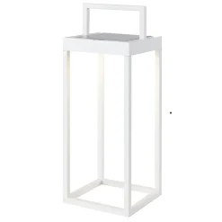 Lanterne solaire rechargeable aluminium HYDRA H33cm