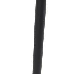Lanterne sur pied d'extérieur noire 120 cm IP44 - La Havane