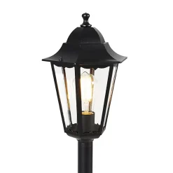 Lanterne sur pied d'extérieur noire 120 cm IP44 - La Havane