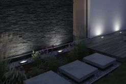 Lèche-mur LED Ito IP67 279x76mm 3000K 6W 200lm 230V 70 Anthracite Métal