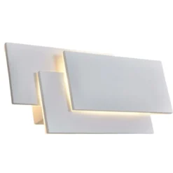 LED Applique design tripartie blanche - Trio