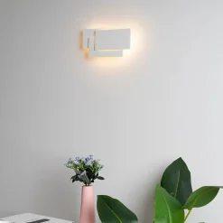 LED Applique design tripartie blanche - Trio