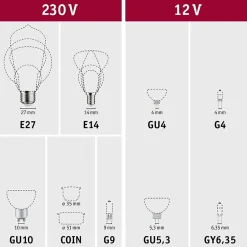 LED bipi G9 350lm 4W 2700K 3stepdim 230V