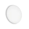 LED Extérieure Ronde Simple Flush Blanc IP65, 3000K