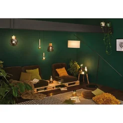 LED G95 Calotte réflectrice 600lm E27 2700K 6,5W 230V Noir Chrome gradable