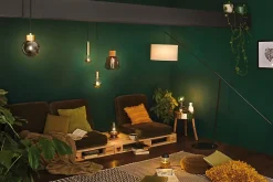 LED G95 Calotte réflectrice 600lm E27 2700K 6,5W 230V Noir Chrome gradable