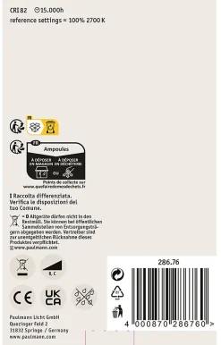 LED G95 Calotte réflectrice 600lm E27 2700K 6,5W 230V Noir mate gradable