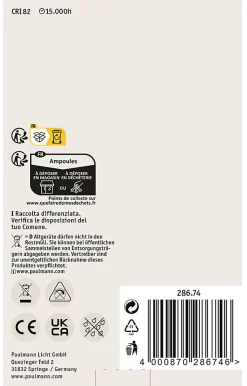 LED G95 Calotte réflectrice 600lm E27 2700K 6,5W 230V Cuivre