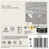 LED GU10 360lm 4,9W Blanc/Argent 3step gradable 230V