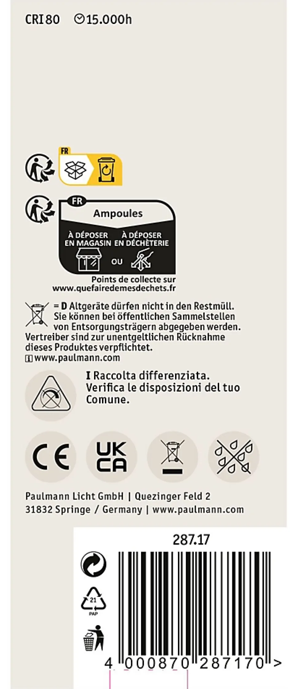 LED ST64 680lm E27 6,5W Doré 2500K 230V